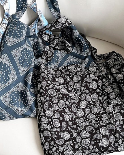 Fashionable Patterned Eco Bag – Korean Casual Shoulder Tote (3 Design)