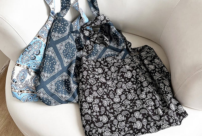 Fashionable Patterned Eco Bag – Korean Casual Shoulder Tote (3 Design)