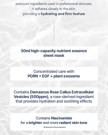 Korean Premium Exoblanc PDRN MASK Bundle Set (5 Boxes × 5 Mask Packs (25 packs total))