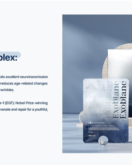 Korean Premium Exoblanc PDRN MASK Bundle Set (5 Boxes × 5 Mask Packs (25 packs total))